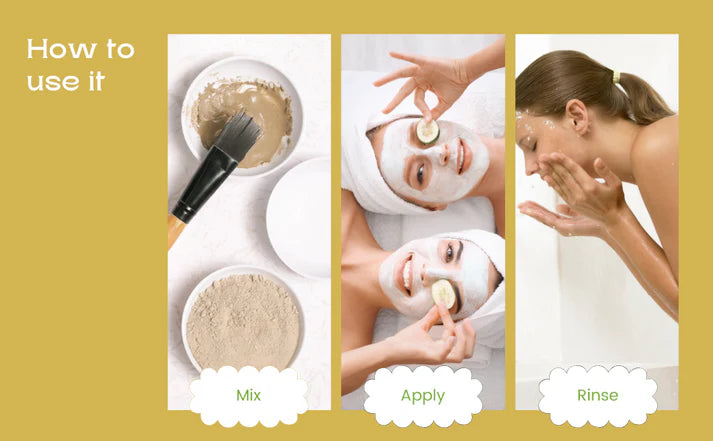 Golden Glow Anti-Acne Sea Moss Mask