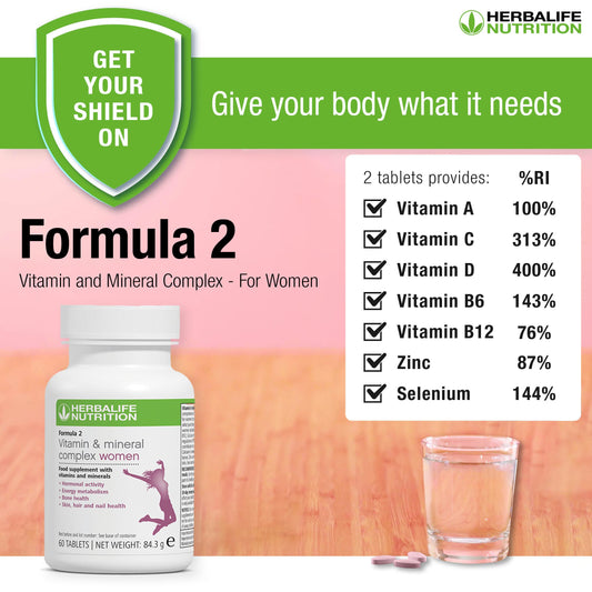 Herbalife Formula 2 Vitamin and Mineral Complex Women 85.3g